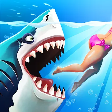 饥饿鲨：世界手机版（Hungry Shark World APK）中文版 封面